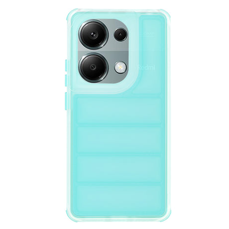 Husa de protectie Techsuit Wave Shield compatibil cu Xiaomi Redmi Note 13 Pro 4G / Poco M6 Pro 4G, Turcoaz