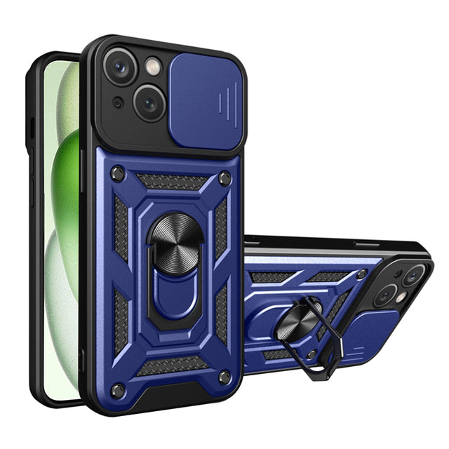 Husa de protectie Techsuit CamShield Series compatibil cu iPhone 15 Plus, Albastru