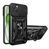 Husa de protectie Techsuit CamShield Series compatibil cu iPhone 15 Plus, Negru