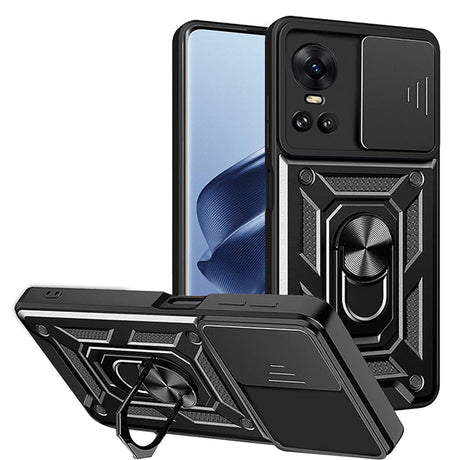 Husa de protectie Techsuit CamShield Series compatibil cu Oppo Reno10 / Reno10 Pro, Negru