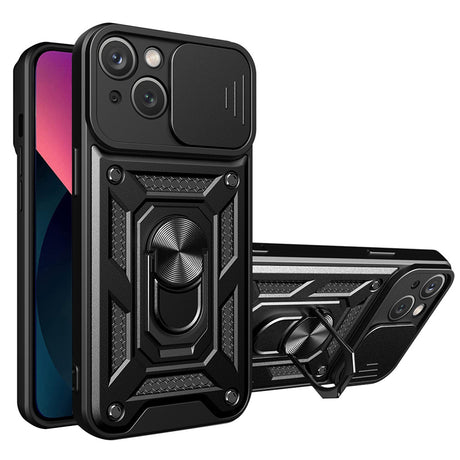 Husa de protectie Techsuit CamShield Series compatibil cu iPhone 14, Negru