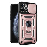 Husa de protectie Techsuit CamShield Series compatibil cu iPhone 11 Pro, Roz Auriu