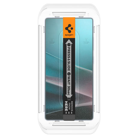 Folie pentru Samsung Galaxy S25 Ultra (set 2) - Spigen Glas.tR EZ FIT HD (AGL09335) - Privacy