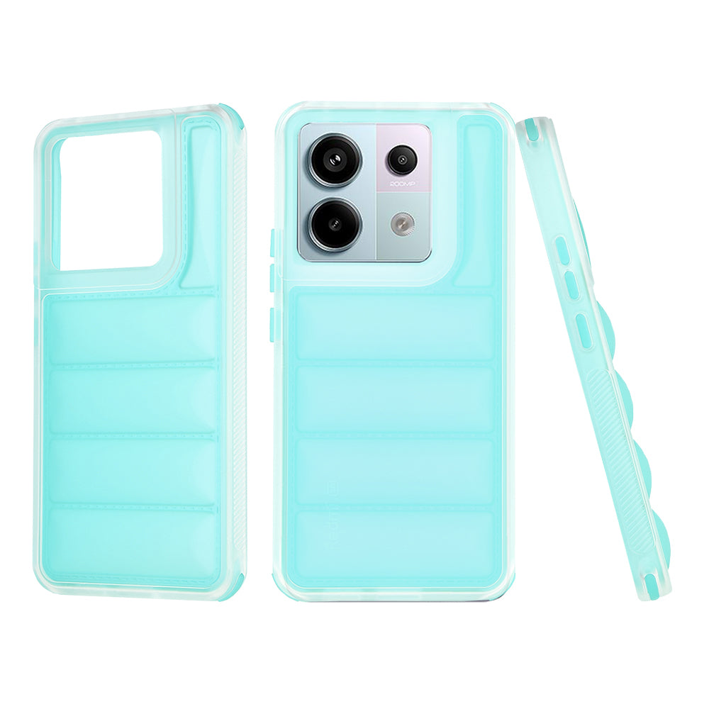 Husa de protectie Techsuit Wave Shield compatibil cu Xiaomi Redmi Note 13 Pro 5G / Poco X6, Turcoaz