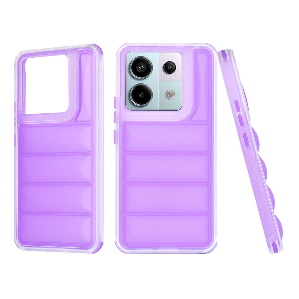 Husa de protectie Techsuit Wave Shield compatibil cu Xiaomi Redmi Note 13 Pro 5G / Poco X6, Violet