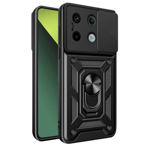 Husa de protectie Techsuit CamShield Series compatibil cu Xiaomi Redmi Note 13 Pro 5G / Poco X6, Negru
