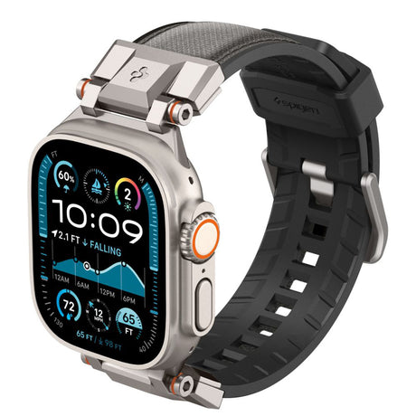 Accesoriu smartwatch Spigen DuraPro Armor (AMP09104) compatibil cu Apple Watch 1/2/3/4/5/6/7/8/9/10/11/SE/SE 2/SE 3/ Ultra/Ultra 2/Ultra 3 (42/44/45/46/49mm), Gri