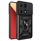 Husa de protectie Techsuit CamShield Series compatibil cu Xiaomi Redmi Note 13 Pro 4G / Poco M6 Pro 4G / Note 14S 4G, Negru