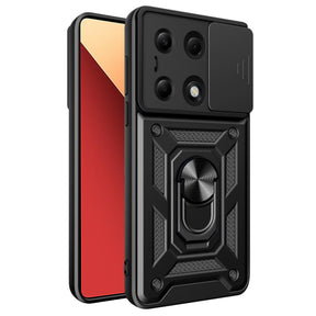 Husa de protectie Techsuit CamShield Series compatibil cu Xiaomi Redmi Note 13 Pro 4G / Poco M6 Pro 4G / Note 14S 4G, Negru