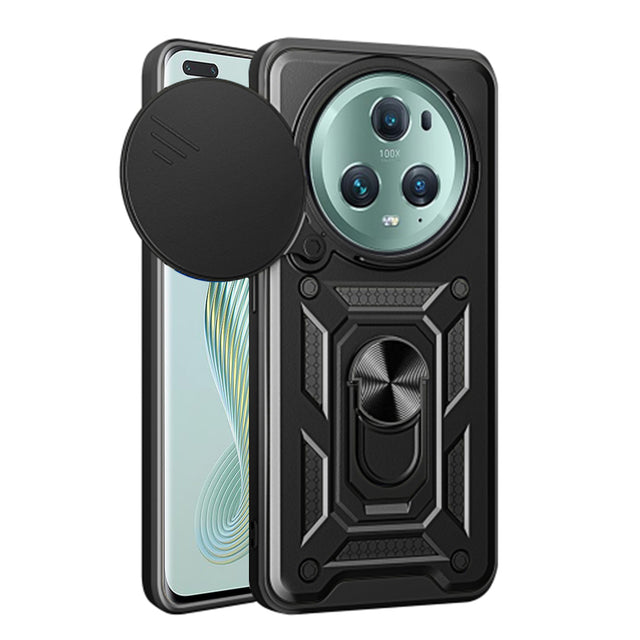Husa de protectie Techsuit CamShield Series compatibil cu Honor Magic5 Pro, Negru