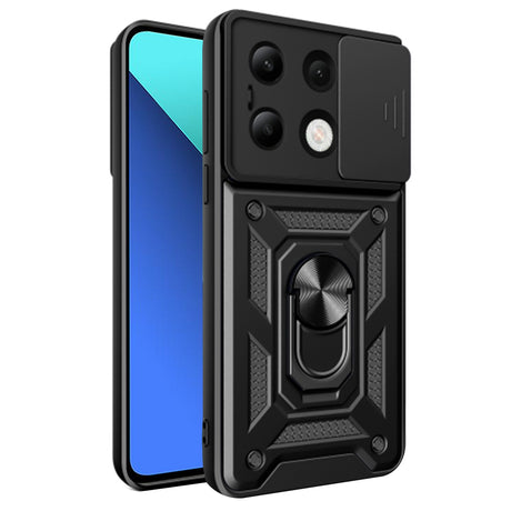 Husa de protectie Techsuit CamShield Series compatibil cu Xiaomi Redmi Note 13 4G, Negru