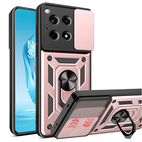 Husa de protectie Techsuit CamShield Series compatibil cu OnePlus 12R, Roz Auriu