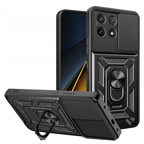 Husa de protectie Techsuit CamShield Series compatibil cu Xiaomi Poco X6 Pro, Negru