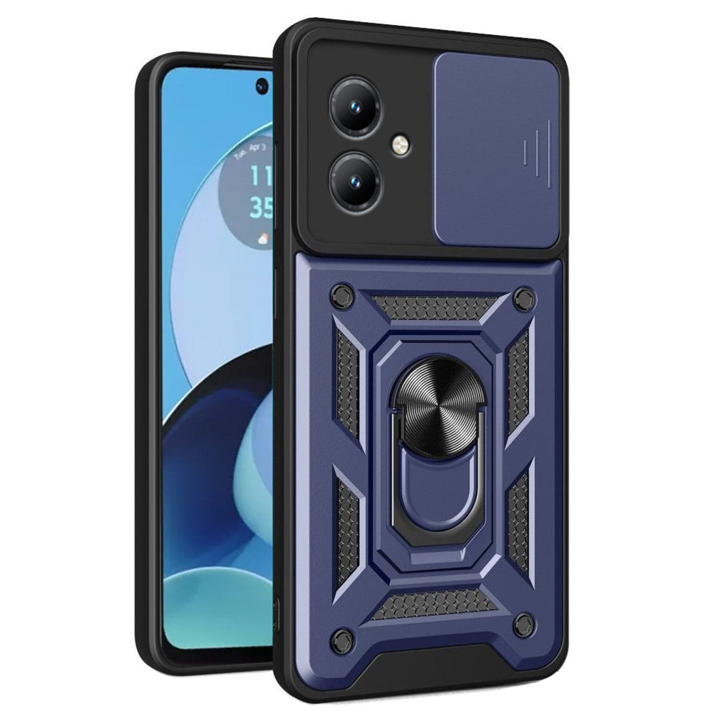 Husa de protectie Techsuit CamShield Series compatibil cu Motorola Moto G14, Albastru
