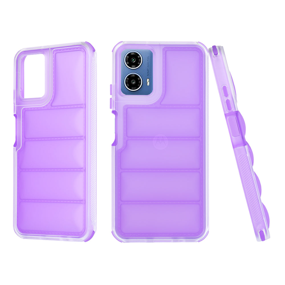 Husa de protectie Techsuit Wave Shield compatibil cu Motorola Moto G34 / Moto G45, Violet