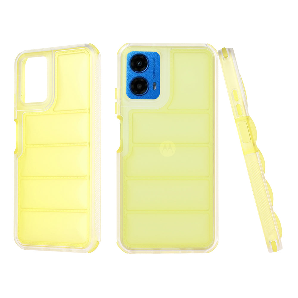 Husa de protectie Techsuit Wave Shield compatibil cu Motorola Moto G34 / Moto G45, Galben
