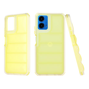 Husa de protectie Techsuit Wave Shield compatibil cu Motorola Moto G34 / Moto G45, Galben