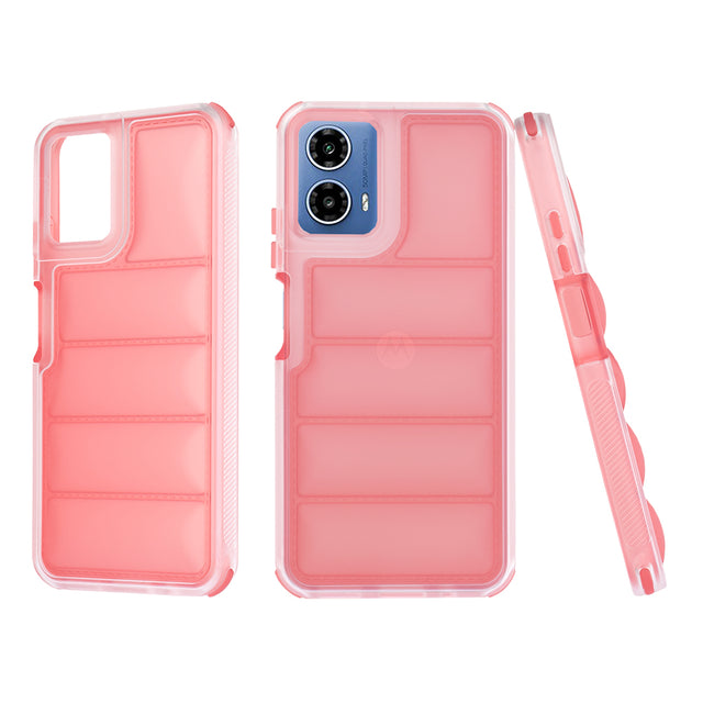 Husa de protectie Techsuit Wave Shield compatibil cu Motorola Moto G34 / Moto G45, Rosu