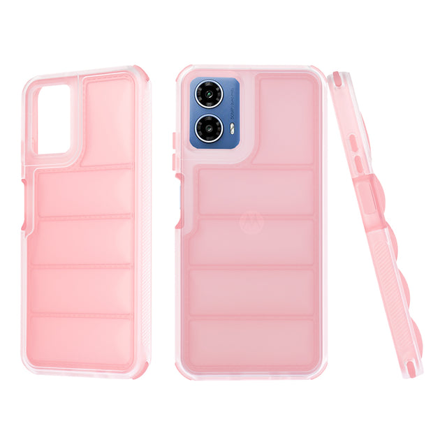 Husa de protectie Techsuit Wave Shield compatibil cu Motorola Moto G34 / Moto G45, Roz
