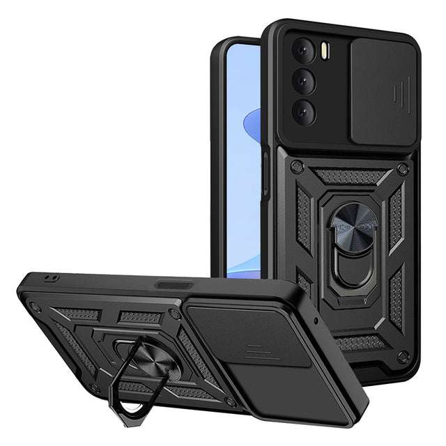 Husa de protectie Techsuit CamShield Series compatibil cu Oppo A16 / A16s / A54s, Negru