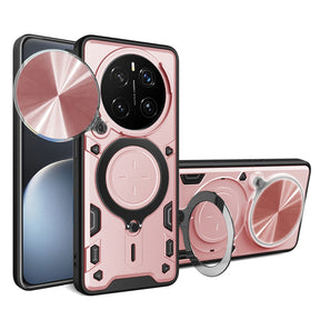 Husa de protectie Techsuit CamGuard Pro compatibil cu Honor Magic7 Pro, Roz Auriu