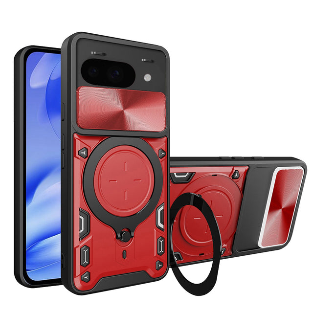 Husa de protectie Techsuit CamGuard Pro compatibil cu Google Pixel 9a, Rosu