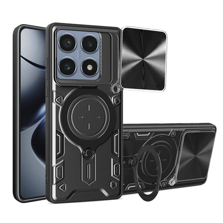 Husa de protectie Techsuit CamGuard Pro compatibil cu Xiaomi 14T Pro, Negru