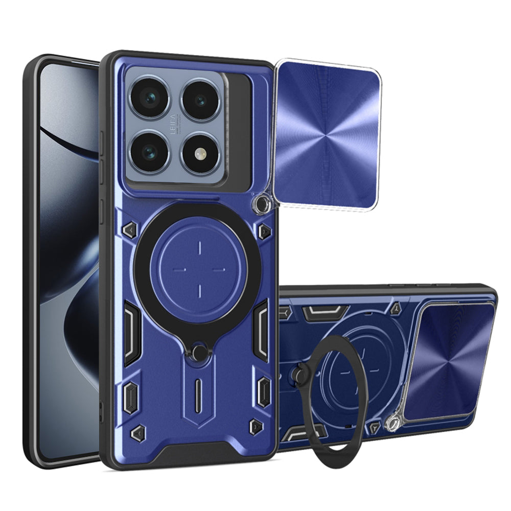Husa de protectie Techsuit CamGuard Pro compatibil cu Xiaomi 14T Pro, Albastru