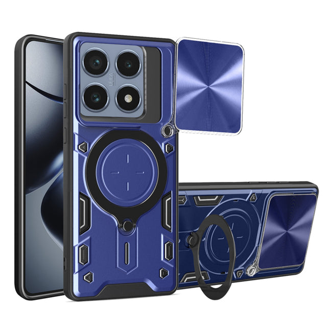 Husa de protectie Techsuit CamGuard Pro compatibil cu Xiaomi 14T Pro, Albastru