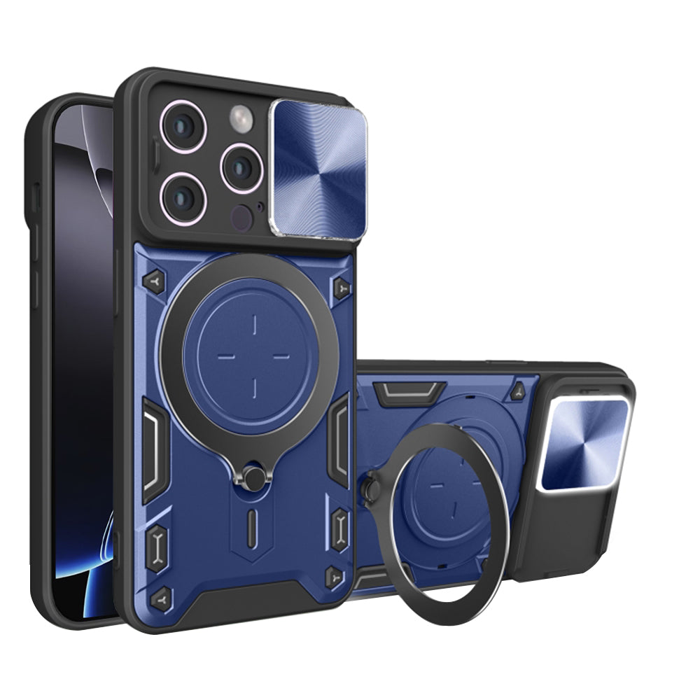 Husa de protectie Techsuit CamGuard Pro compatibil cu iPhone 16 Pro Max, Albastru