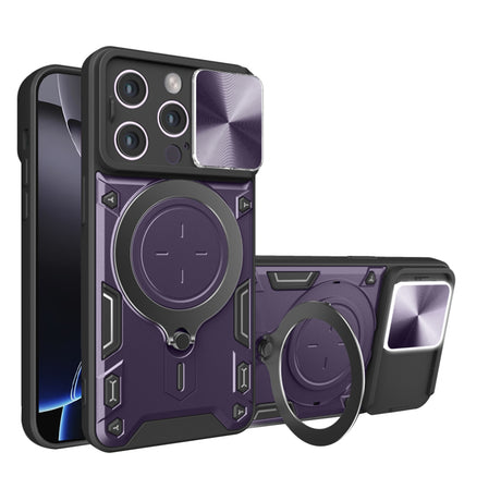 Husa de protectie Techsuit CamGuard Pro compatibil cu iPhone 16 Pro Max, Mov