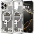 Husa de protectie Spigen Ultra Hybrid Zero One MagSafe (ACS08137) compatibil cu iPhone 16 Pro, Titanium Natural