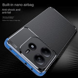 Husa de protectie Techsuit CarbonFiber compatibil cu Xiaomi Redmi Note 14 4G (Regional), Negru