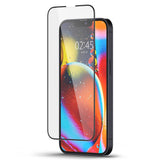 Folie de protectie Spigen Glas.tR Slim (AGL03392) compatibil cu iPhone 13 / iPhone 13 Pro / iPhone 14 / iPhone 16e / iPhone 17e, Negru