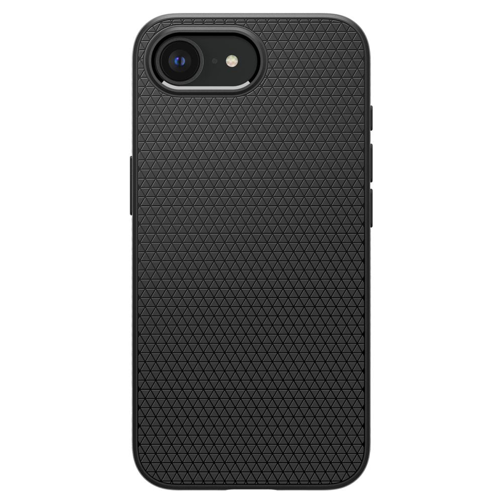 Husa de protectie Spigen Liquid Air (ACS09161) compatibil cu iPhone 16e / iPhone 17e, Negru Mat