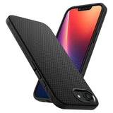 Husa de protectie Spigen Liquid Air (ACS09161) compatibil cu iPhone 16e / iPhone 17e, Negru Mat