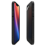 Husa de protectie Spigen Liquid Air (ACS09161) compatibil cu iPhone 16e / iPhone 17e, Negru Mat