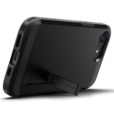 Husa de protectie Spigen Tough Armor MagSafe (ACS09137) compatibil cu iPhone 16e / iPhone 17e, Negru