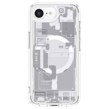 Husa de protectie Spigen Ultra Hybrid Zero One MagSafe (ACS09142) compatibil cu iPhone 16e / iPhone 17e, Alb
