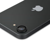 Folie de protectie Spigen (set de 2) Optik.tR EZ Fit Pro Camera Glass (AGL09279) compatibil cu iPhone 16e / iPhone 17e, Negru