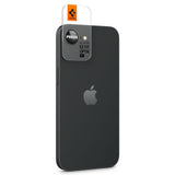 Folie de protectie Spigen (set de 2) Optik.tR EZ Fit Pro Camera Glass (AGL09279) compatibil cu iPhone 16e / iPhone 17e, Negru