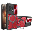 Husa de protectie Techsuit CamGuard Pro compatibil cu OnePlus 13R, Rosu