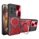 Husa de protectie Techsuit CamGuard Pro compatibil cu OnePlus 13R, Rosu