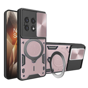 Husa de protectie Techsuit CamGuard Pro compatibil cu OnePlus 13R, Roz Auriu
