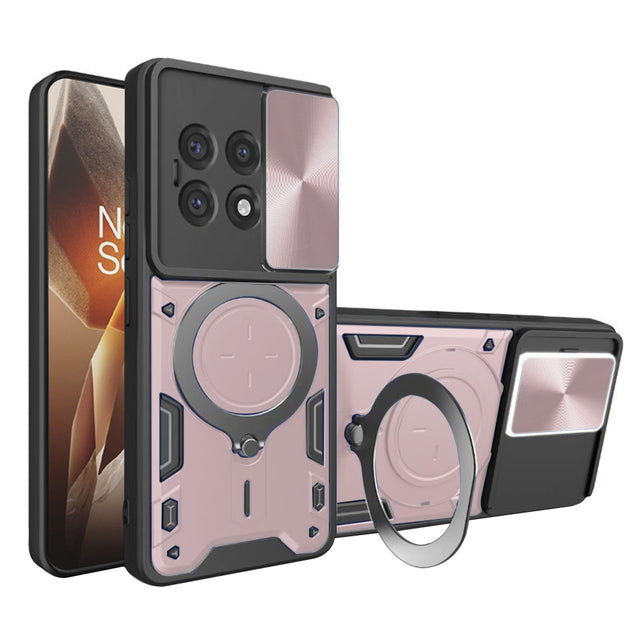 Husa de protectie Techsuit CamGuard Pro compatibil cu OnePlus 13R, Roz Auriu
