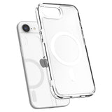 Husa de protectie Spigen Ultra Hybrid MagSafe (ACS09145) compatibil cu iPhone 16e / iPhone 17e, Frost White