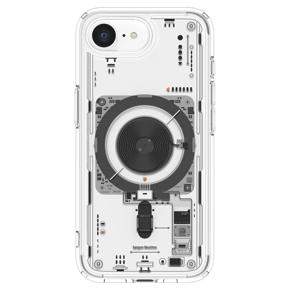 Husa de protectie Spigen Ultra Hybrid MagSafe (ACS09143) compatibil cu iPhone 16e, Neo One