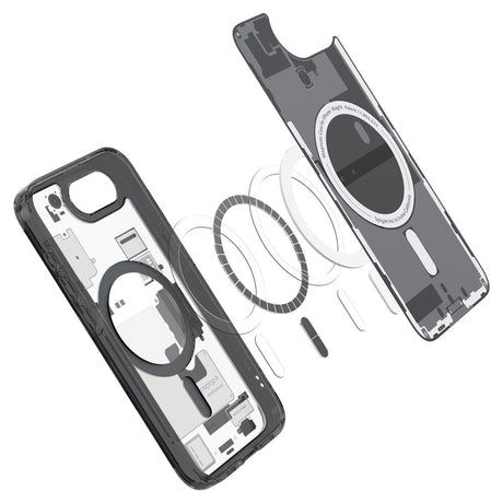 Husa de protectie Spigen Ultra Hybrid Zero One MagSafe (ACS09141) compatibil cu iPhone 16e / iPhone 17e, Negru