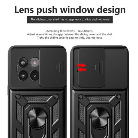 Husa de protectie Techsuit CamShield Series compatibil cu OnePlus 13R, Negru