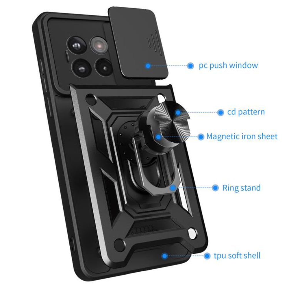Husa de protectie Techsuit CamShield Series compatibil cu OnePlus 13R, Negru
